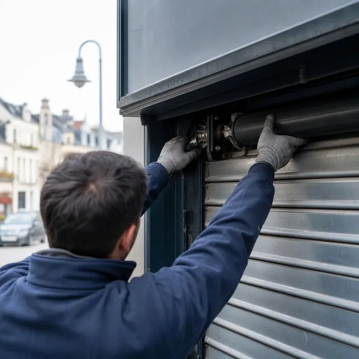 Store et rideau métallique - Bry-sur-Marne